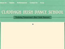 Tablet Screenshot of irishdanceparkland.com